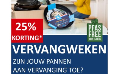 BK vervangweken 25% korting